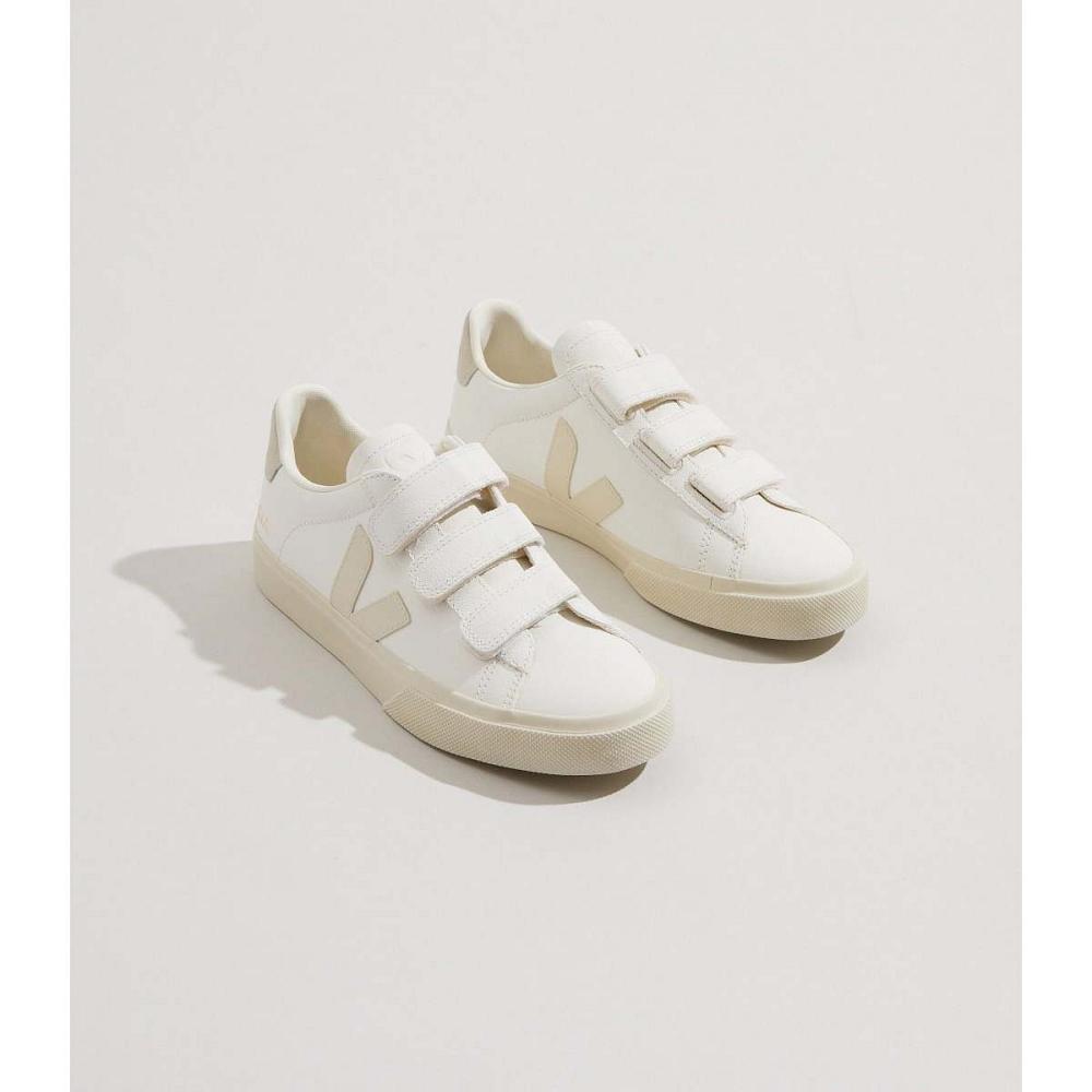 Veja RECIFE CHROMEFREE Tenisky Damske White/Beige | SK 623FDN